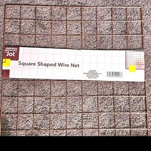 Square Shaped Wall Wire Grid Panel ROSE GOLD